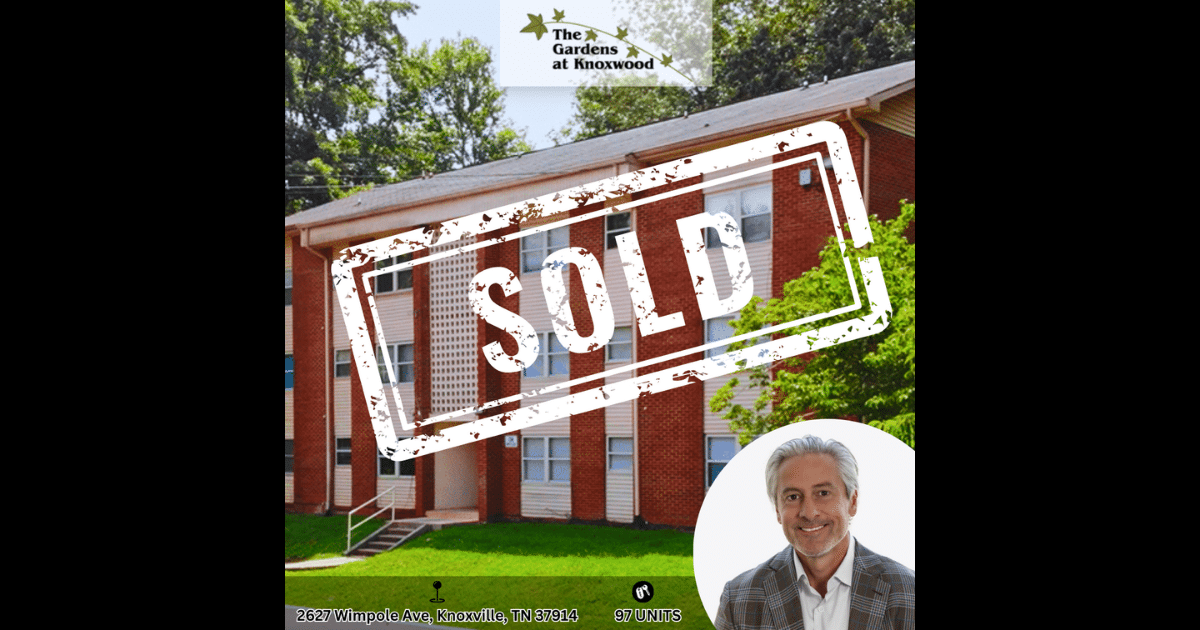 Alan Stalcup and GVA Real Estate Group Announce Successful Sale of Gardens at Knoxwood