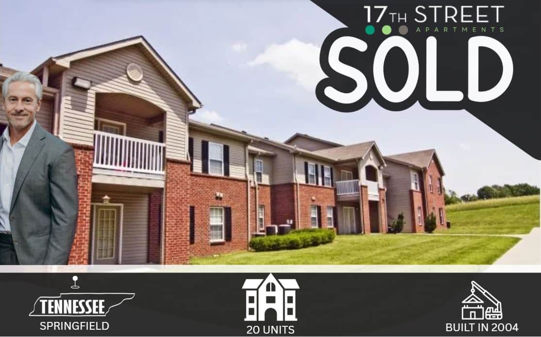 Alan Stalcup Leads Sale of 17th Street Apartments in Springfield, TN – Strengthening GVA’s Investment Strategy