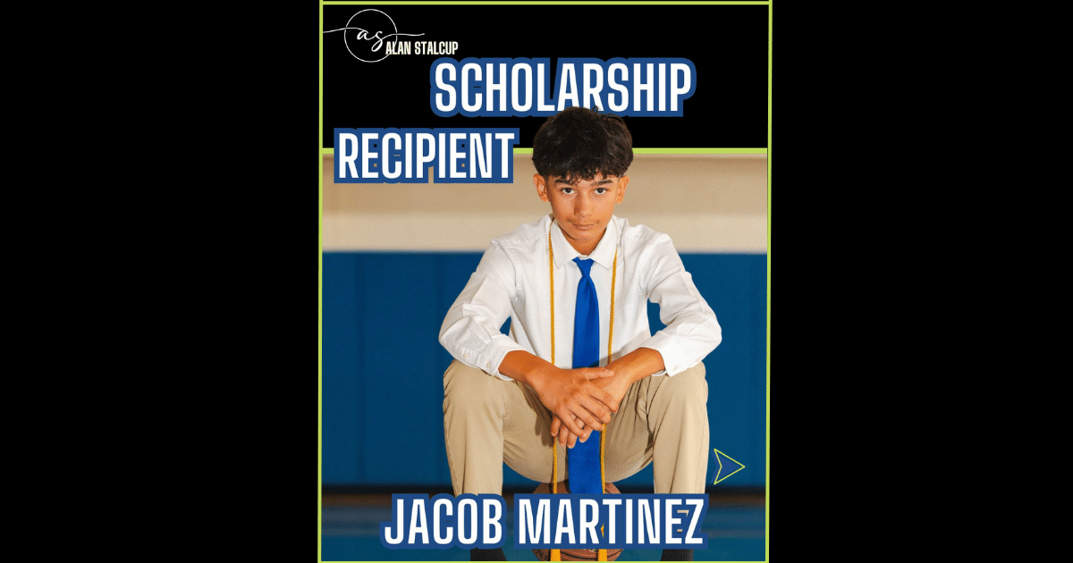Alan Stalcup Scholarship Awards New Recipient: Central Catholic High School Student Jacob Martinez